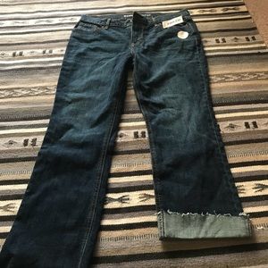 Mid-rise flare ankle length Old Navy jeans